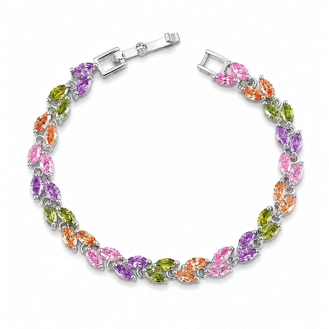 Leaf Tennis Bracelet