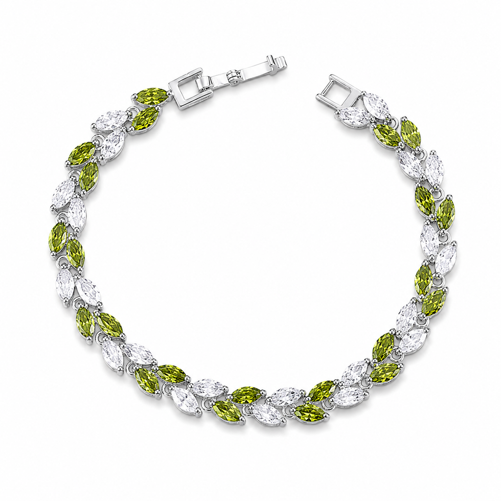 Leaf Tennis Bracelet