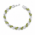 Leaf Tennis Bracelet