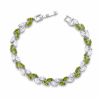 Leaf Tennis Bracelet