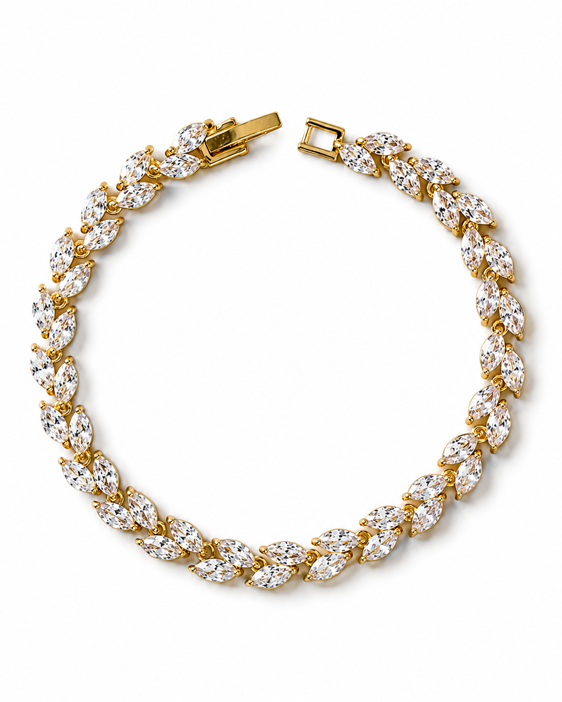 Leaf Tennis Bracelet