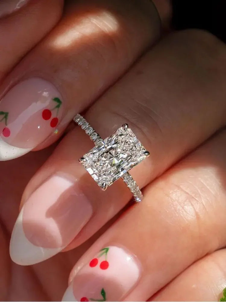 Emerald Engagement Ring