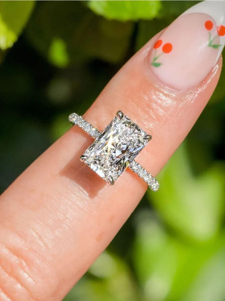 Emerald Engagement Ring