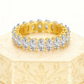 Oval Cut Eternity Ring