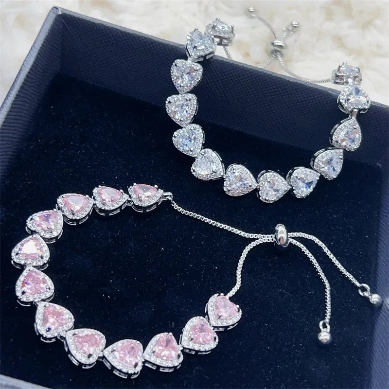Heart Diamond Bracelet