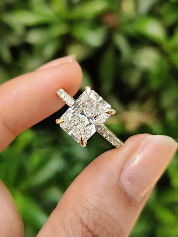 Emerald Engagement Ring