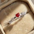 Ruby Heart Ring