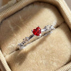 Ruby Heart Ring