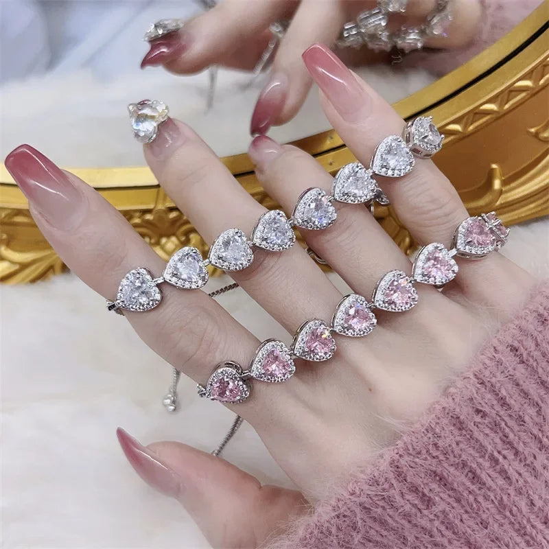 Heart Diamond Bracelet