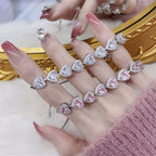 Heart Diamond Bracelet