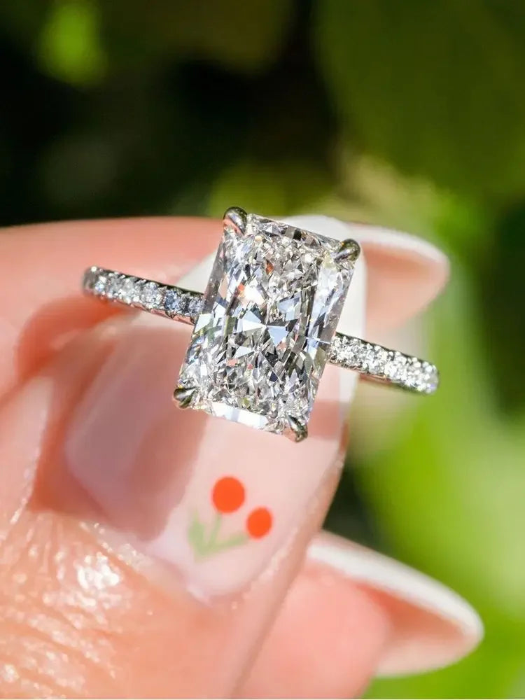 Emerald Engagement Ring