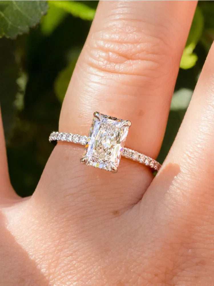 Emerald Engagement Ring