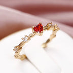 Ruby Heart Ring