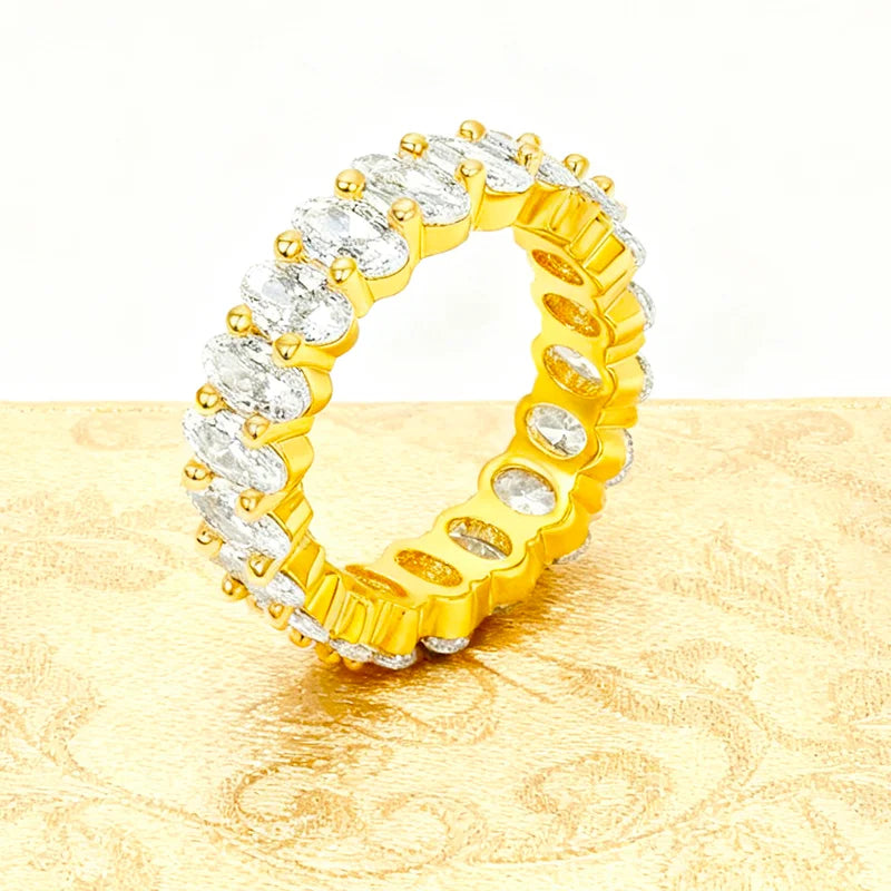 Oval Cut Eternity Ring